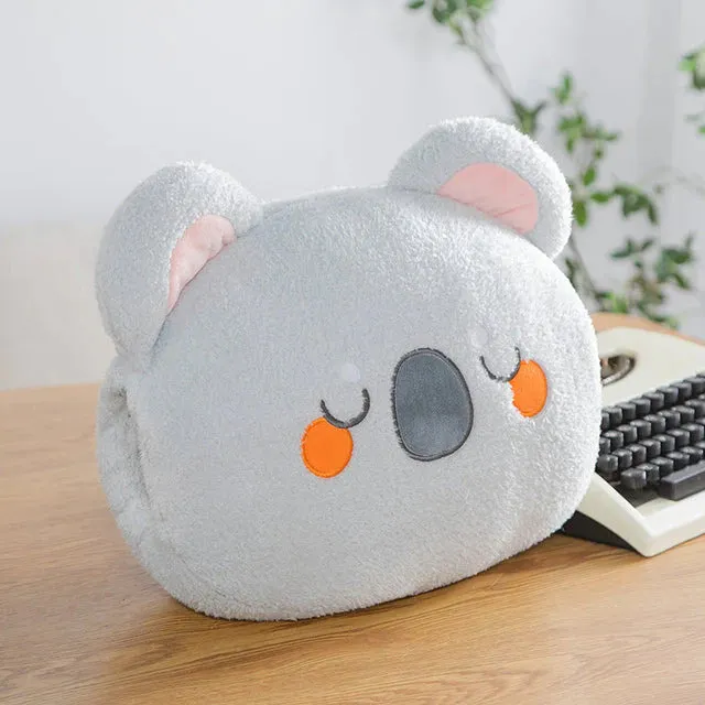 Fuzzy Kawaii Forest Buddy Handwarmer Plushie Collection