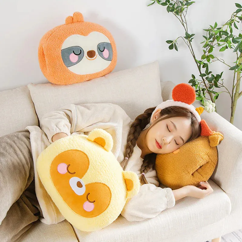 Fuzzy Kawaii Forest Buddy Handwarmer Plushie Collection