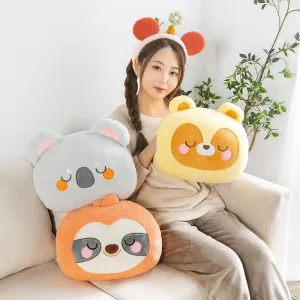 Fuzzy Kawaii Forest Buddy Handwarmer Plushie Collection