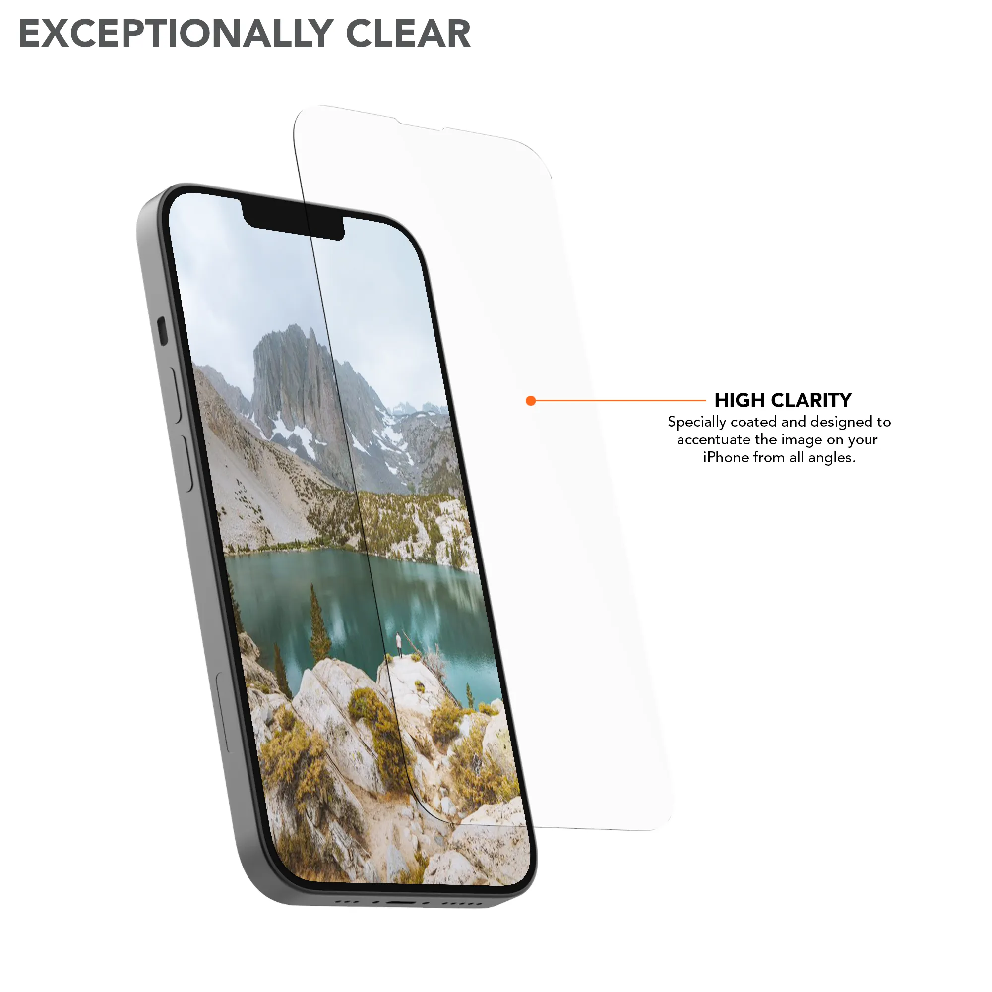 iPhone 14 Plus Tempered Glass Screen Protector (2 Pack)