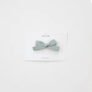 Kind Green | Petite Hand-Tied Bow