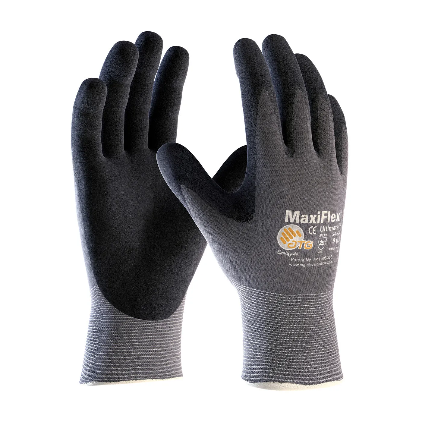 PIP 34-874 - ATG Maxiflex Ultimate Seamless Nitrile and Lycra Gloves - 12 Pack