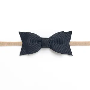 Pippa Grosgrain Bow - Black