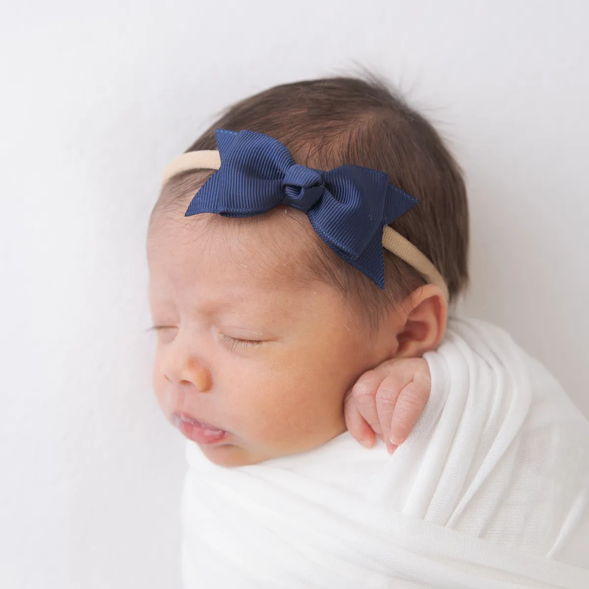 Pippa Grosgrain Bow - Navy