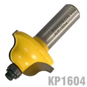 PRO-TECH ROMAN OGEE BIT 1 3/8' X 16MM (1/4' RADIUS) 1/2' SHANK KP1604