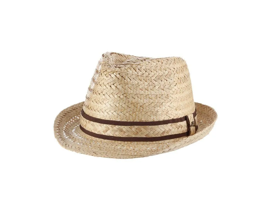 Tommy Bahama Aruba - Buri Braid Raffia Straw Stingy Brim Fedora